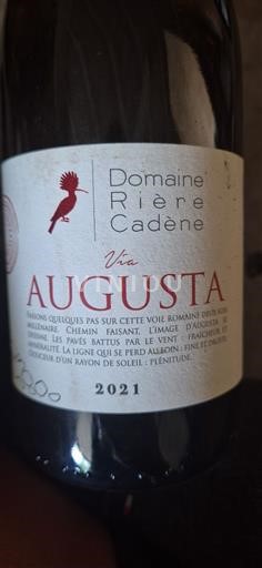 Languedoc Ospecificerad Domaine Rière Cadène Via Augusta 2021