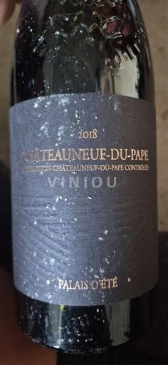 Rhône-dalen Châteauneuf-du-Pape Palais Été 2018