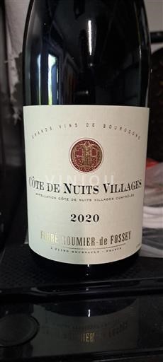 Bourgogne Côte de Nuits-Villages Fouéré-Roumier-de-Fossey 2020