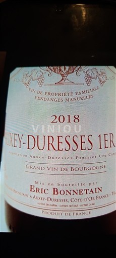 Borgoña Auxey-duresses Premier Cru Eric Bonnetain 2018