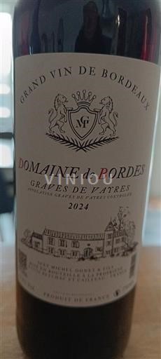 Burdeos Graves-de-vayres Domaine Bordes 2024