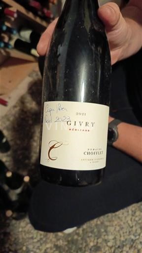 Bourgogne Givry Domaine Chofflet Héritage 2021