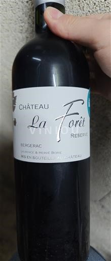 Sudoeste Bergerac Château La Forêt Réserve 2018
