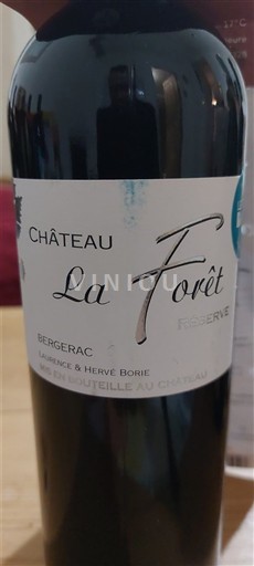 Tây Nam Bergerac Château La Forêt Réserve 2018
