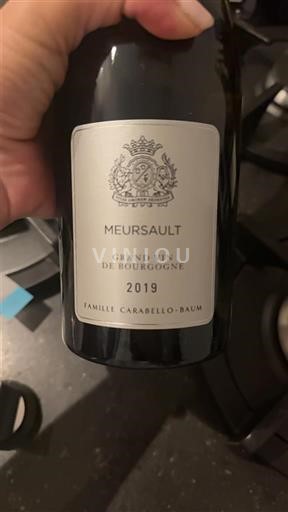 Borgogna Meursault Famille Carabello-Baum 2019