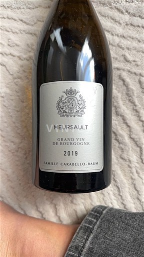 Bourgogne Meursault Famille Carabello-Baum 2019