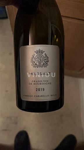 Bourgogne Meursault Famille Carabello-Baum 2019