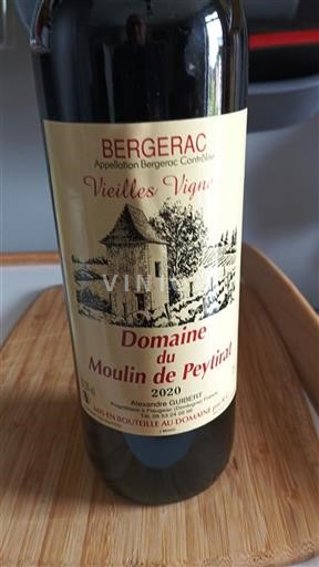 Southwest Bergerac Domaine Moulin de Peytirat Vieilles Vignes 2020
