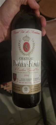 Bordeaux Saint-Émilion Grand Cru Grand Cru Château Pontet-Fumet 2000