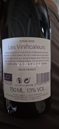 Languedoc Määrittelemätön Château Maris Les Vinificateurs 2019