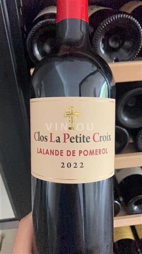 Vin Rouge sec Clos La Petite Croix 2022 France Bordeaux Lalande-de-pomerol AOC