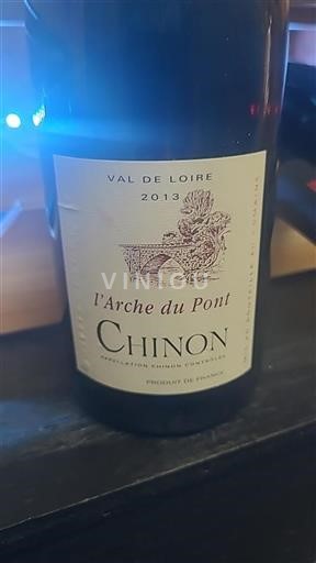 Loire Valley Chinon L'Arche du Pont 2013