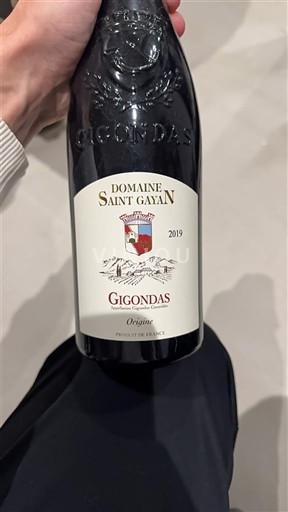 Údolí Rhôny Gigondas Domaine Saint Gayan Origine 2019