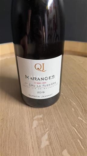 Bourgondië Maranges Premier Cru Quentin Jeannot La Fussi%c3%a8re 2019