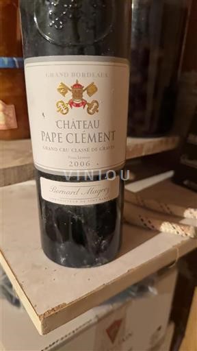 Bordeaux Pessac-Léognan Grand Cru Pape Clément 2006