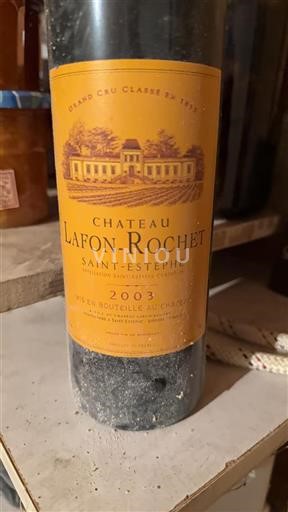 Bordeaux Saint-Estèphe Grand Cru Lafon-Rochet 2003