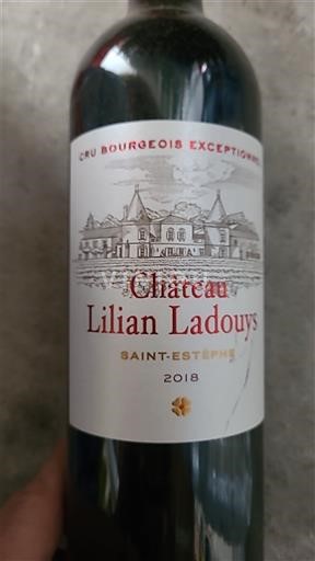 Bordeaux Saint-Estèphe Cru Bourgeois Château Lilian Ladouys 2018
