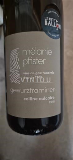 Alsace Mélanie Pfister Colline Calcaire 2018