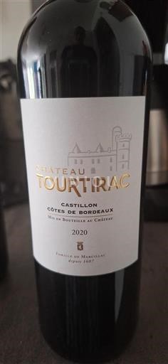Burdeos Castillon-costas-de-burdeos Château Tourtirac 2020