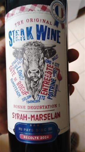 Languedoc og Roussillon Pays d'Oc The Original Steak Wine 2024
