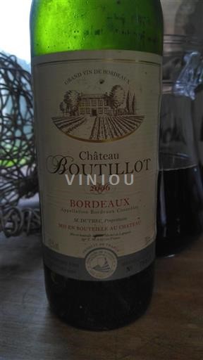 Bordeaux Château Boutillot 2006