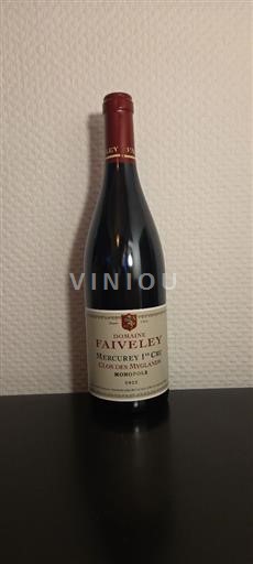 Borgoña Mercurey Premier Cru Domaine Faiveley Clos des Myglands Monopole 2022