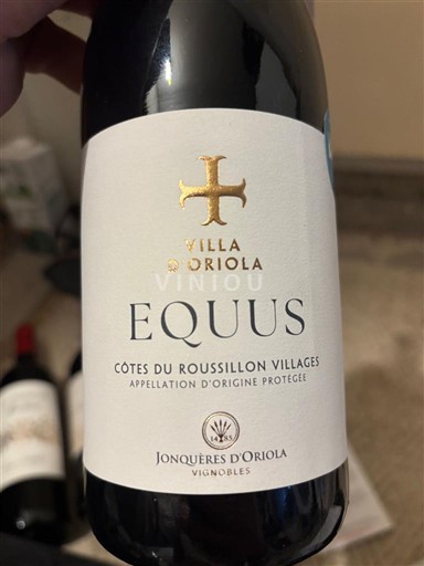 Roussillon Côtes du Roussillon Villages Villa Oriola Equus 2022