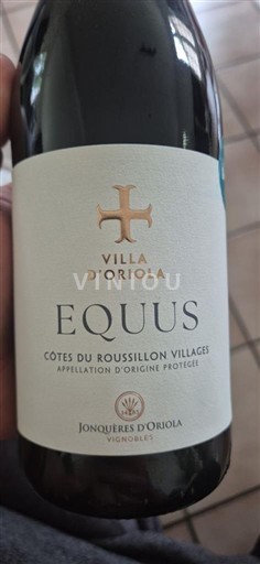Roussillon Côtes du Roussillon Villages Villa Oriola Equus 2022