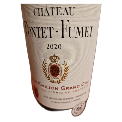 Bordeaux Saint-Émilion Grand Cru Château Pontet-Fumet 2020