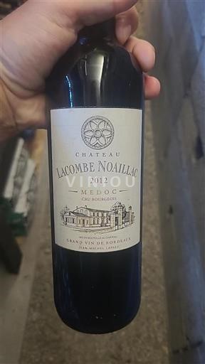 Bordéus Médoc Cru Bourgeois Château Lacombe Noaillac 2012