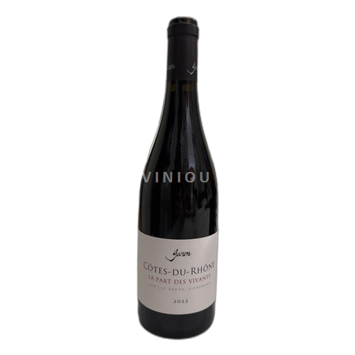 Rhônen laakso Côtes-du-rhône Garon La Part des Vivants 2022