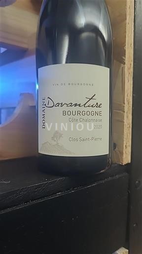 Burgundi Määrittelemätön Domaine Davanture Clos Saint-Pierre 2020