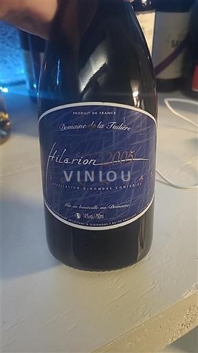 Údolí Rhôny Gigondas Domaine La Tuilière Hilarion 2005