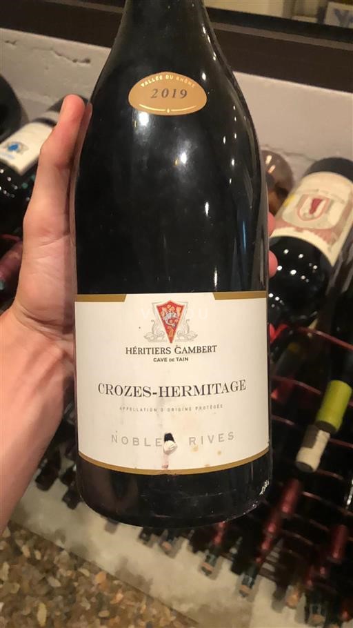 Rhône-dalen Crozes-Hermitage Héritiers Gambert Nobles Rives 2019