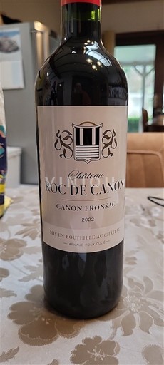 Bordeaux Canon-Fronsac Château Roc de Canon 2022