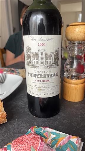 Bordeaux Haut-Médoc Cru Bourgeois Fontesteau 2001