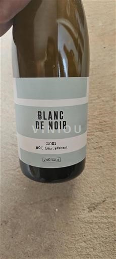 Grisões Graubünden DOP Von Salis Blanc de Noir 2021