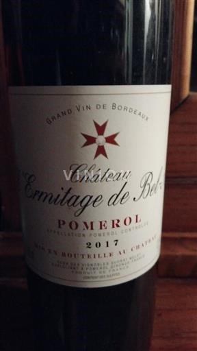 Bordeaux Pomerol Château Ermitage de Bel-Air 2017