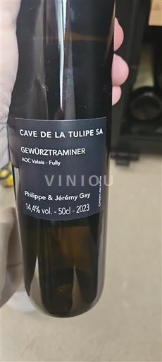 Vin Blanc sec Cave de la Tulipe SA 2023 Suisse Valais AOC