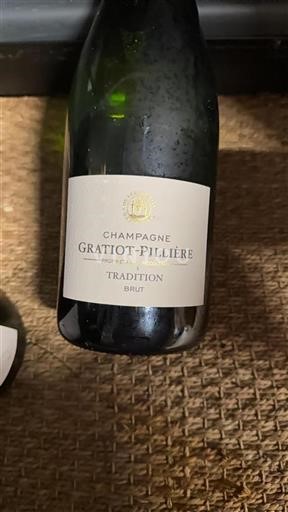 Champaña Champán Gratiot-Pillière Tradition Brut Sin añada