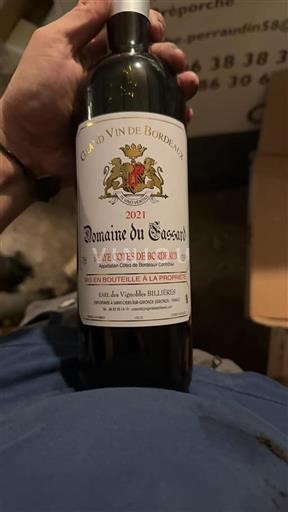 Burdeos Blaye-Côtes de Burdeos Domaine Cassard 2021
