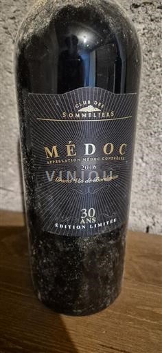 Burdeos Médoc Club des Sommeliers Édition Limitée 2016