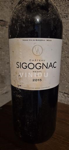Bordéus Médoc Château Sigognac 2015
