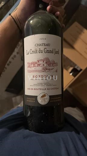 Bordeaux Château La Croix du Grand Jard 2018