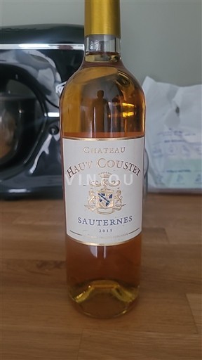 Bordeaux Sauternes Château Haut Coustet 2015