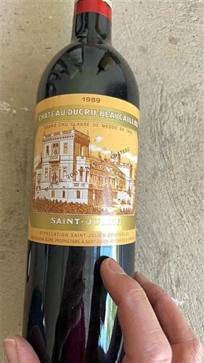 Bordeaux Saint-Julien Grand Cru Ducru-Beaucaillou 1989