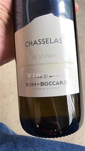 Vaud La Côte AOC Bon-Boccard Chasselas de St-Prex Không niên vụ