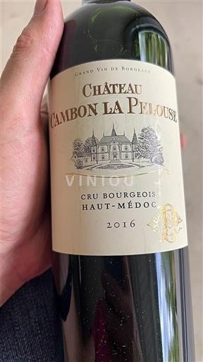 Bordeaux Haut-Médoc Cru Bourgeois Cambon La Pelouse 2016