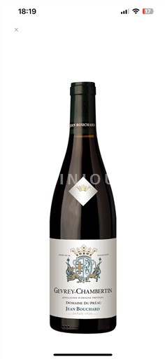 Burgundy Gevrey-Chambertin Jean Bouchard 2022
