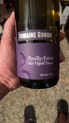 Borgonha Pouilly-fuissé Domaine Gonon Aux Vignes Dessus 2023